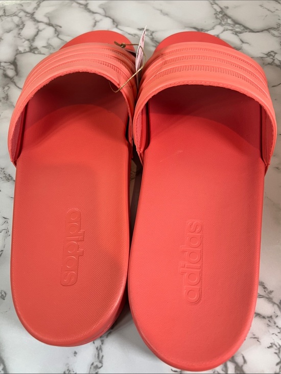 Adidas Adilette Comfort Slides - Adidas Slip-on Sandals  Size 16